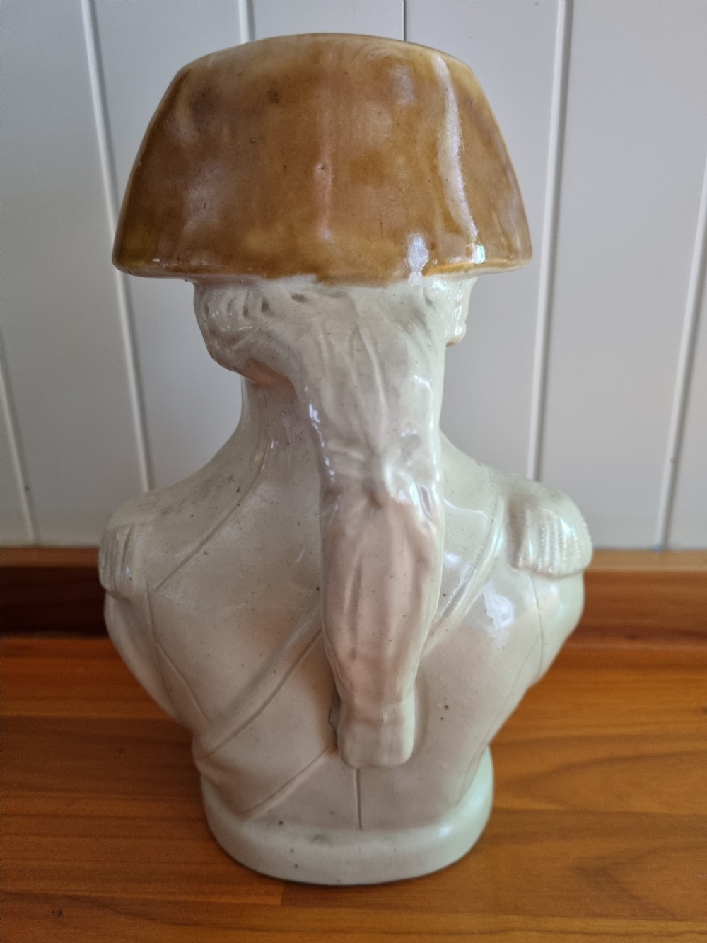 19THC STONEWARE LARGE JUG DEPICTING NELSON View II