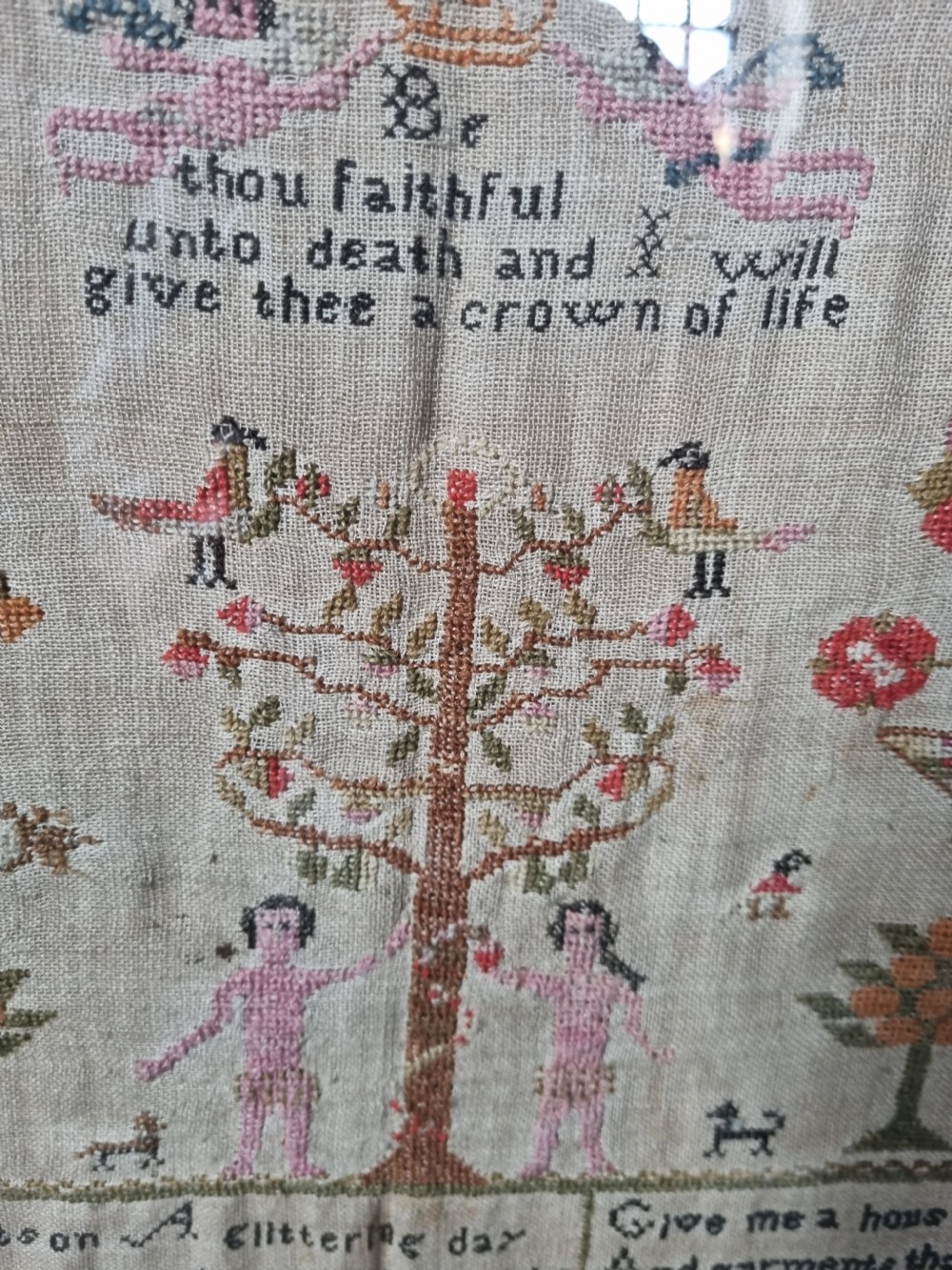 TREE OF LIFE DATED 1824 LARGE SAMPLER View III