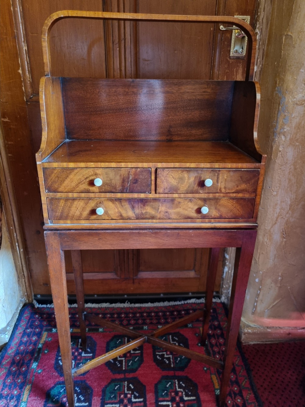 GEORGIAN MAHOGANY CHEVERET (2 PIECE) LADIES DESK View VI