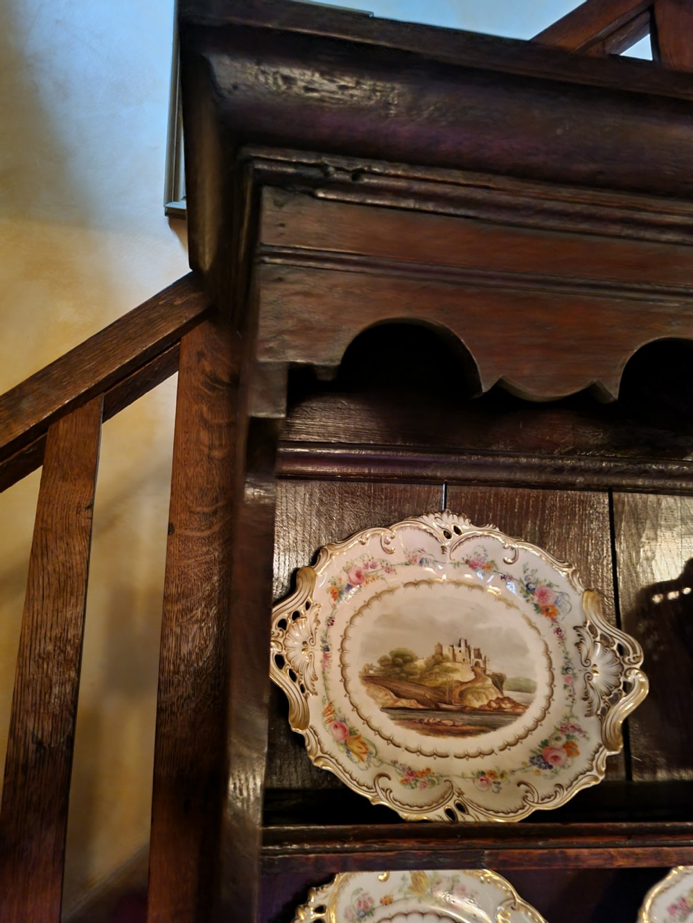 RARE MID 18THC SMALL LLANRWST OAK DRESSER AND RACK 138CMSL View VII