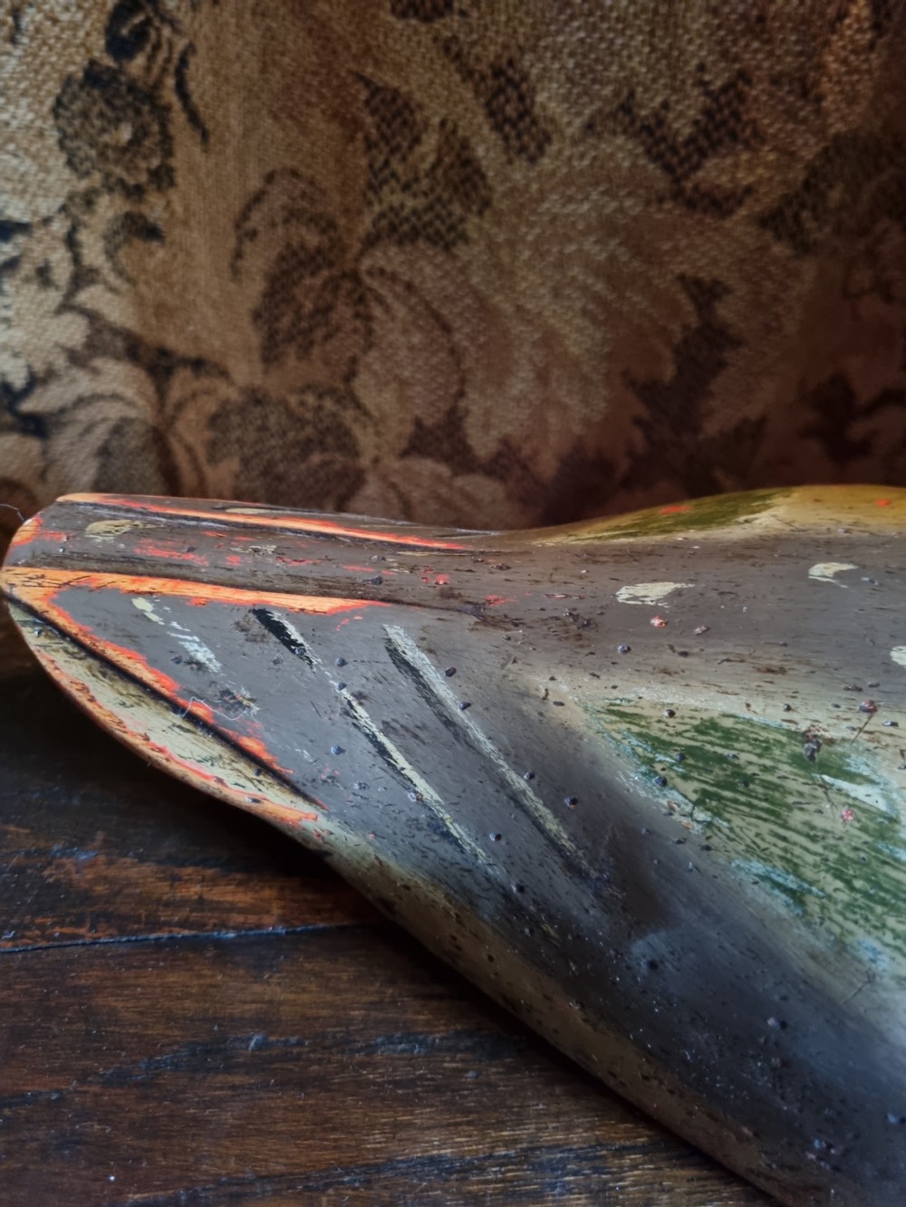 ANTIQUE WOODEN DECOY DUCK  View V