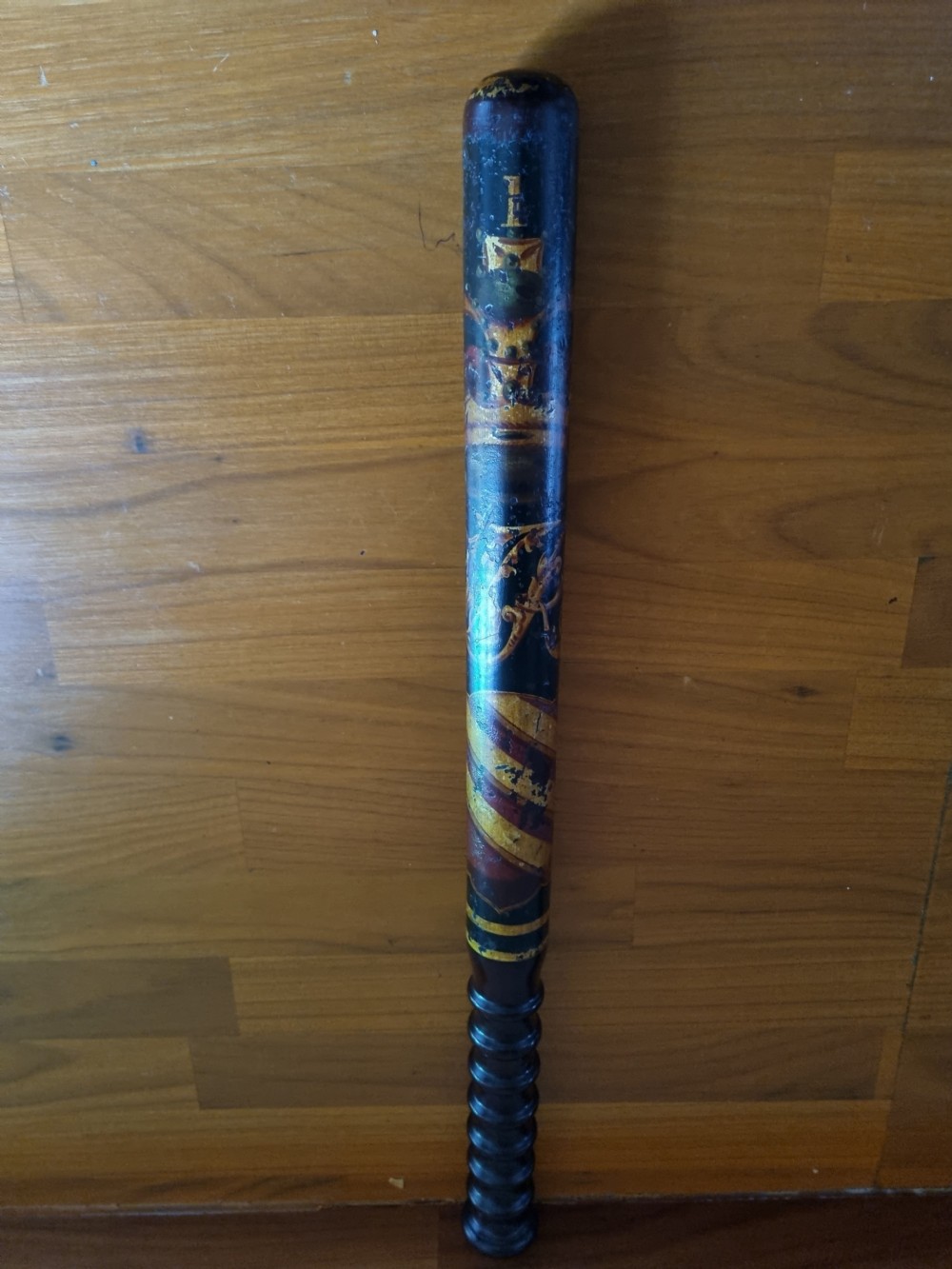 19THC DECORATED POLICE TRUNCHEON View II