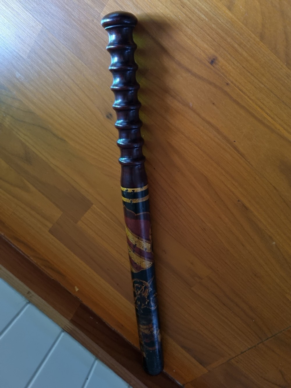  19THC DECORATED POLICE TRUNCHEON View IV