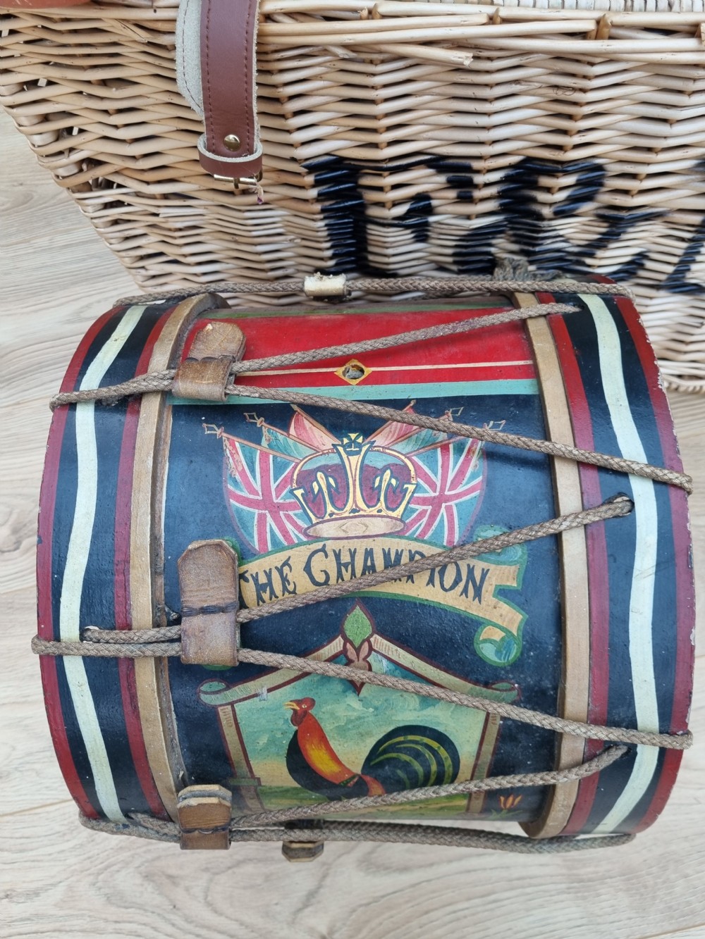 NORTHERN IRELAND DECORATED BAND DRUM E.20THC  View VI