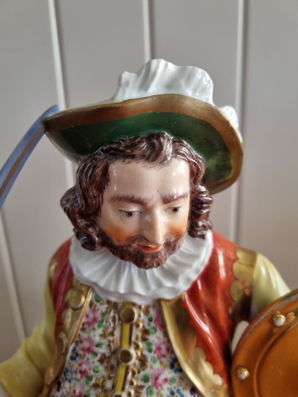 19THC DERBY FIGURE OF JAMES QUINN IN THE ROLE OF FALSTAFF View V