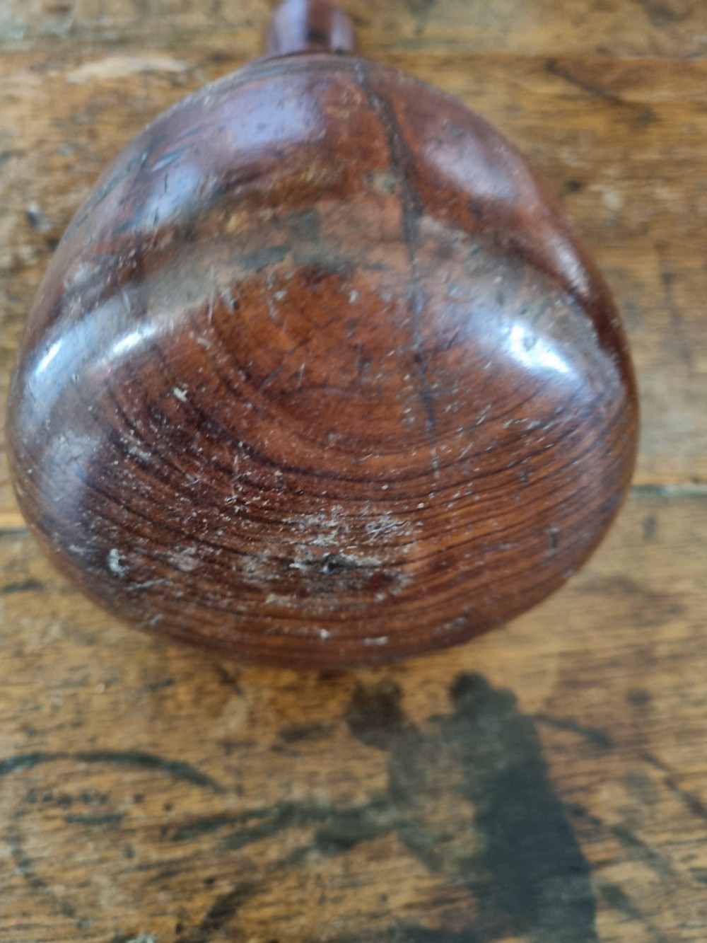 LARGE 18THC ENGLISH  WALNUT MALLET View IV