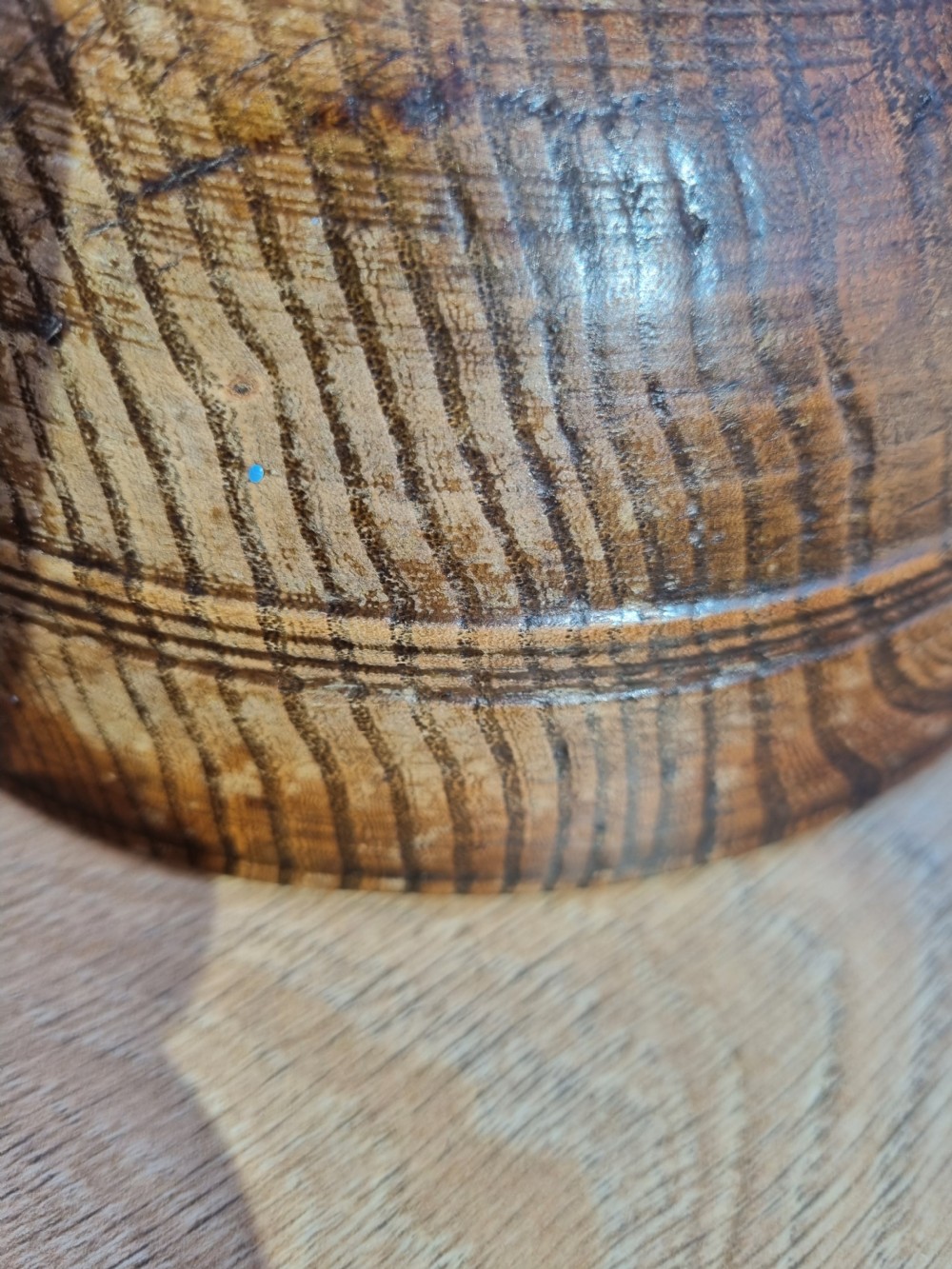 SUPER WELSH  L18THC /E19THC ELM CAWL BOWL  View III