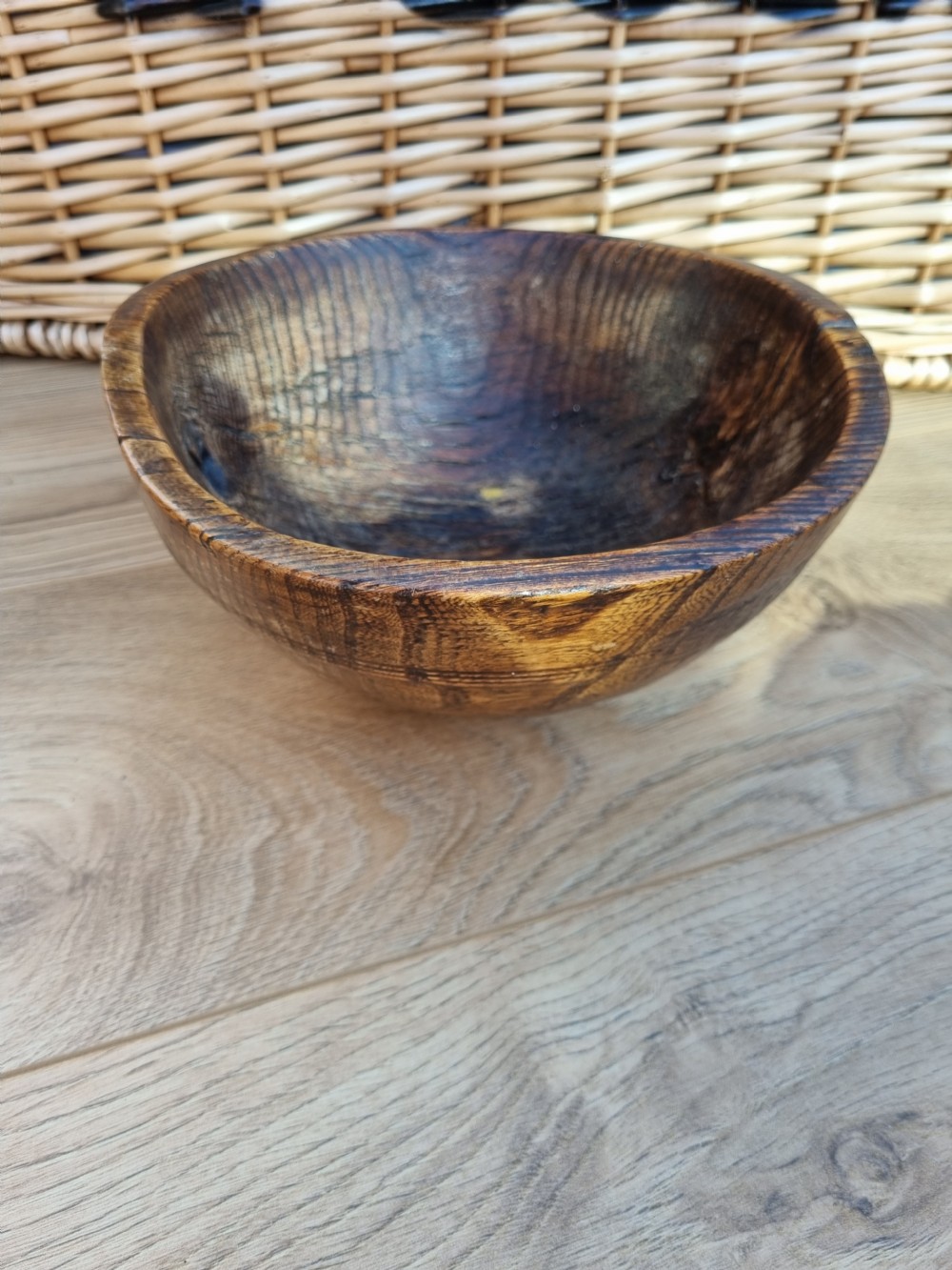 SUPER WELSH  L18THC /E19THC ELM CAWL BOWL  View VIII