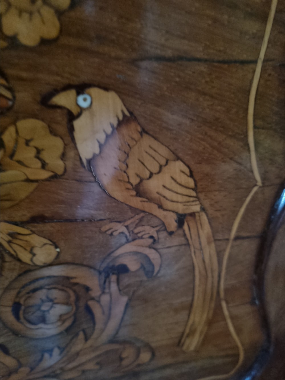 WONDERFUL EARLY 19THC  INLAID WALNUT ESCRITOIRE/WRITING DESK View VI