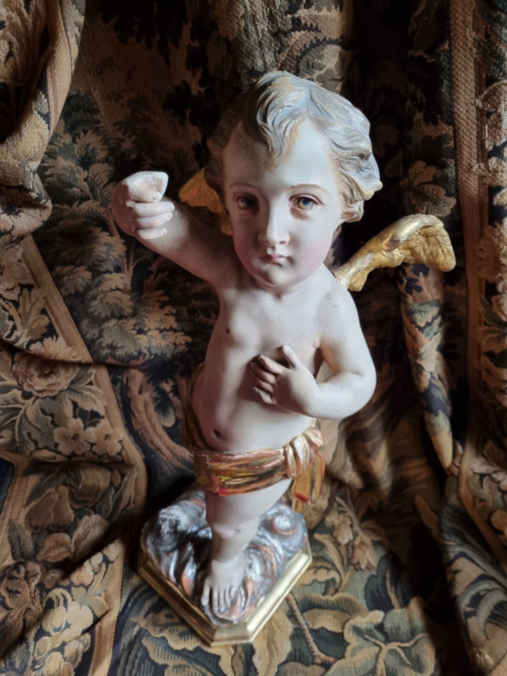 BAROQUE  L18THC/19THC DECORATED CARVED  CHERUB  View VI