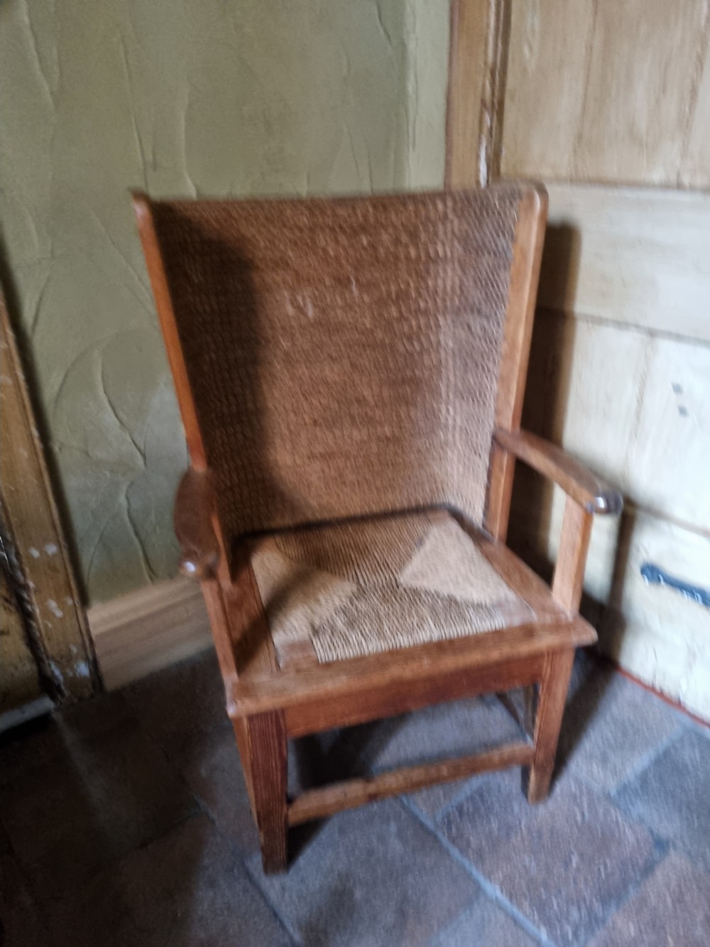 ORIGINAL WOVEN ORKNEY ARMCHAIR. View VI