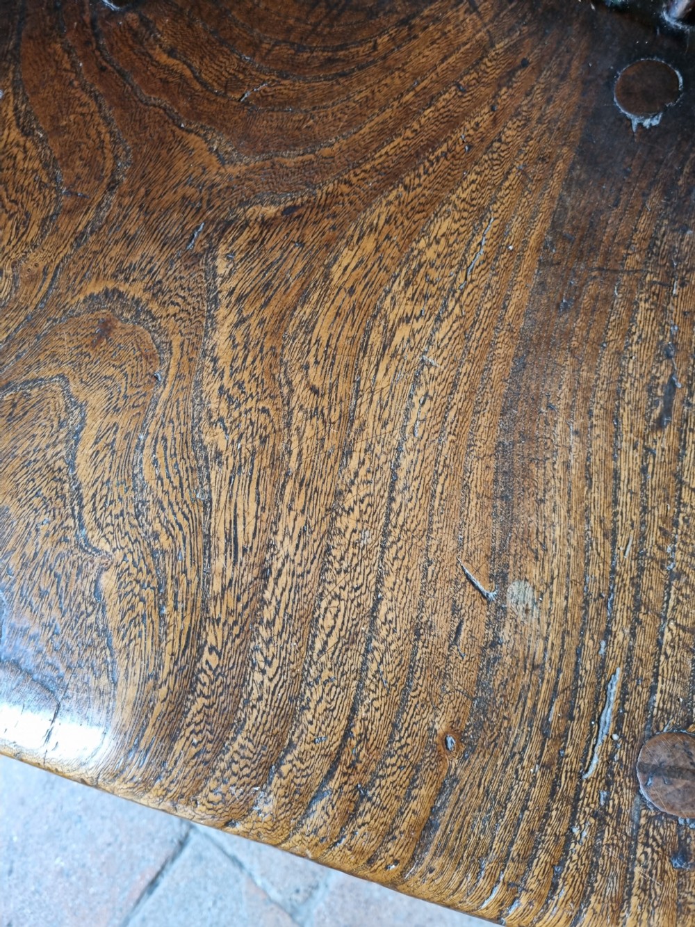 18THC THAMES VALLEY ASH AND ELM WINDSOR ARMCHAIR  View III