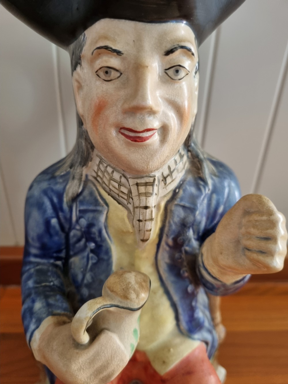 A MASSIVE  19THC STAFFORDSHIRE TOBY JUG  View II