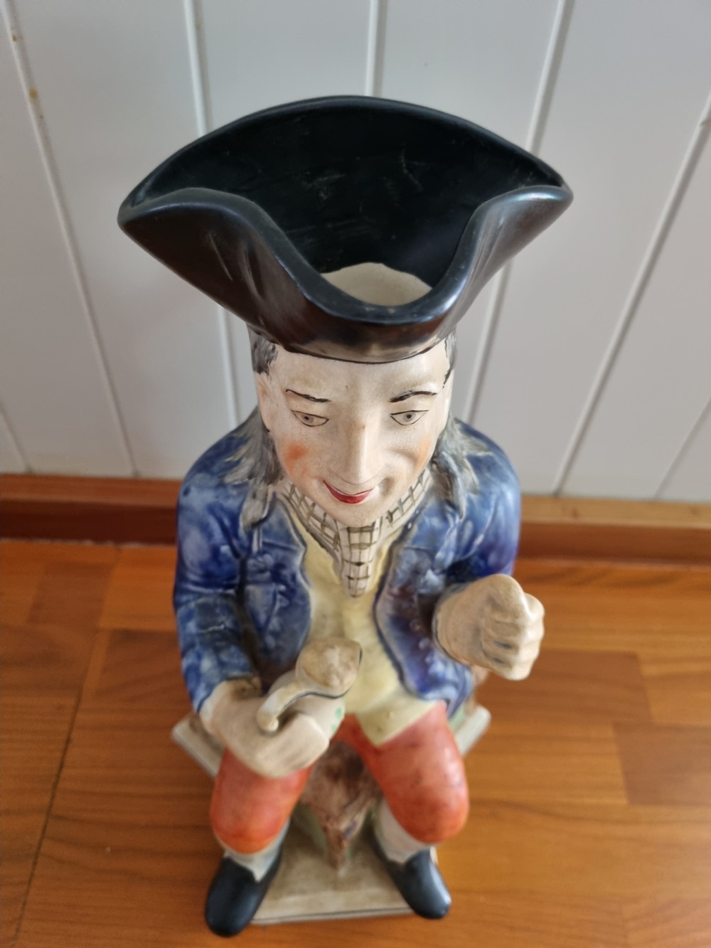 A MASSIVE  19THC STAFFORDSHIRE TOBY JUG  View V