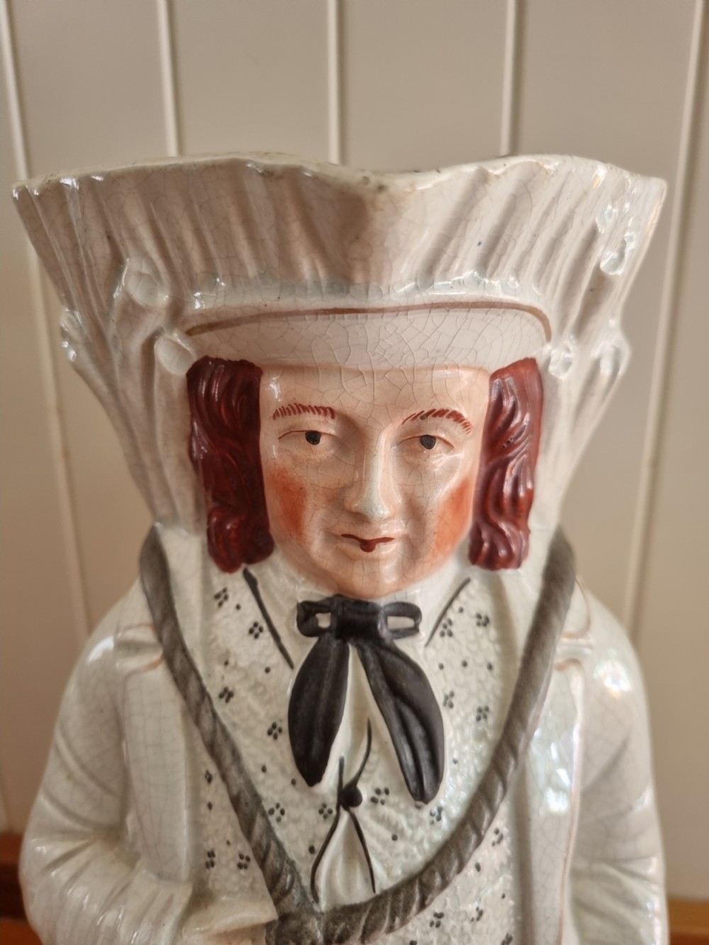 MASSIVE 19THC STAFFORDSHIRE TOBY JUG  View V