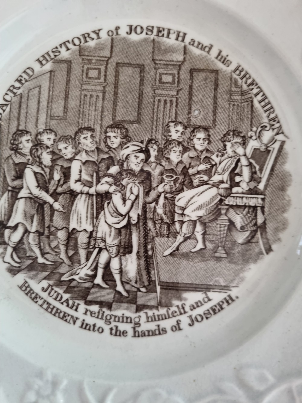 4 EARLY TO MID19THC POTTERY CHILDREN PLATES  View III