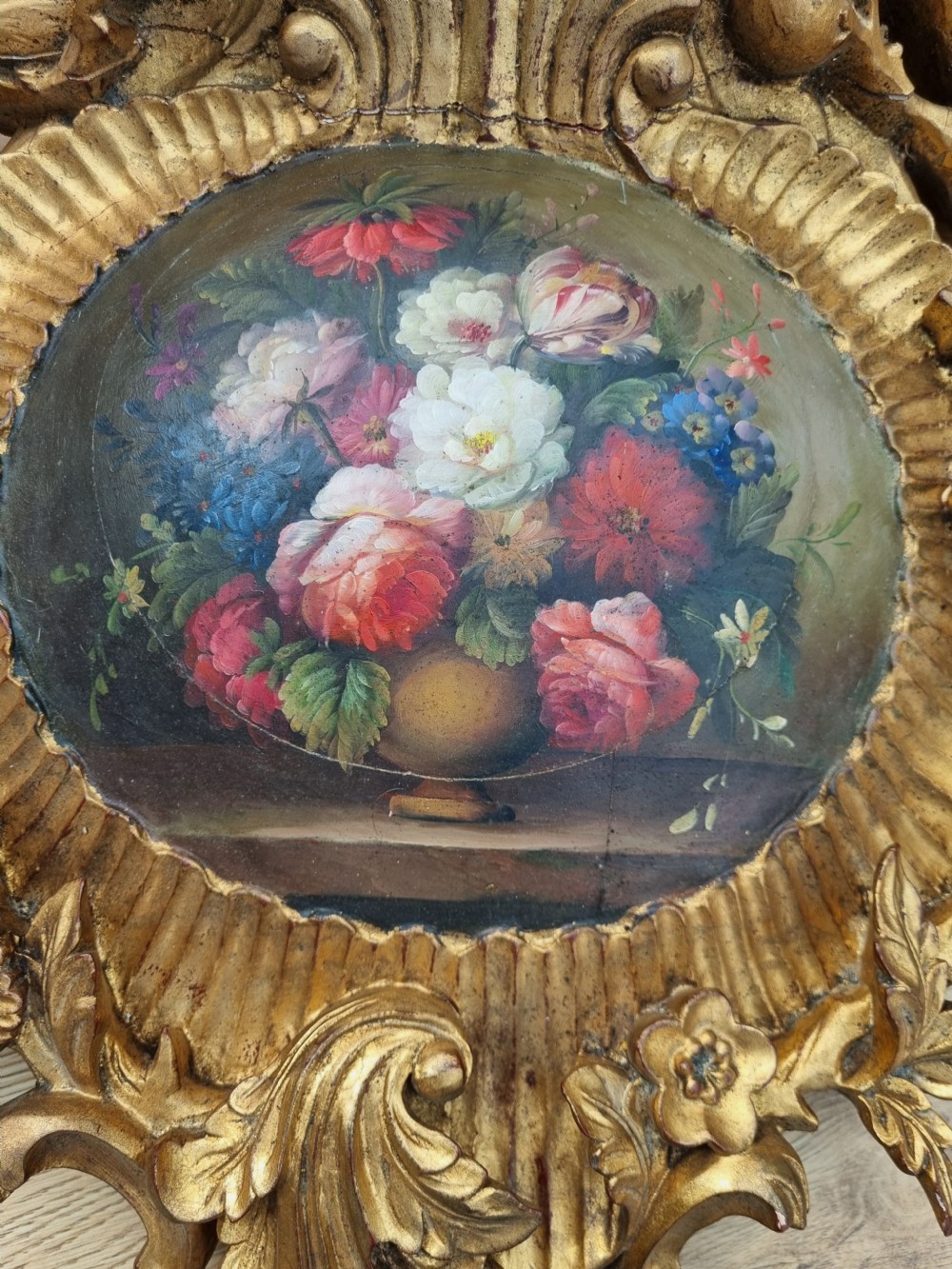 WONDERFUL PAIR OF 19THC GILTWOOD BRACKETS  View IV