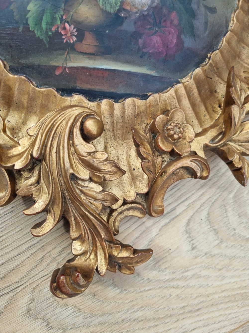 WONDERFUL PAIR OF 19THC GILTWOOD BRACKETS  View VI