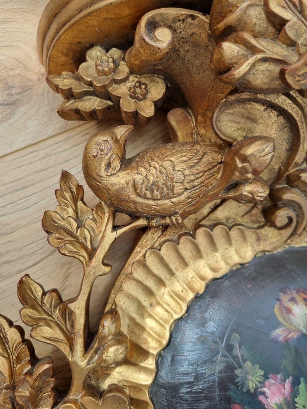 WONDERFUL PAIR OF 19THC GILTWOOD BRACKETS  View VIII