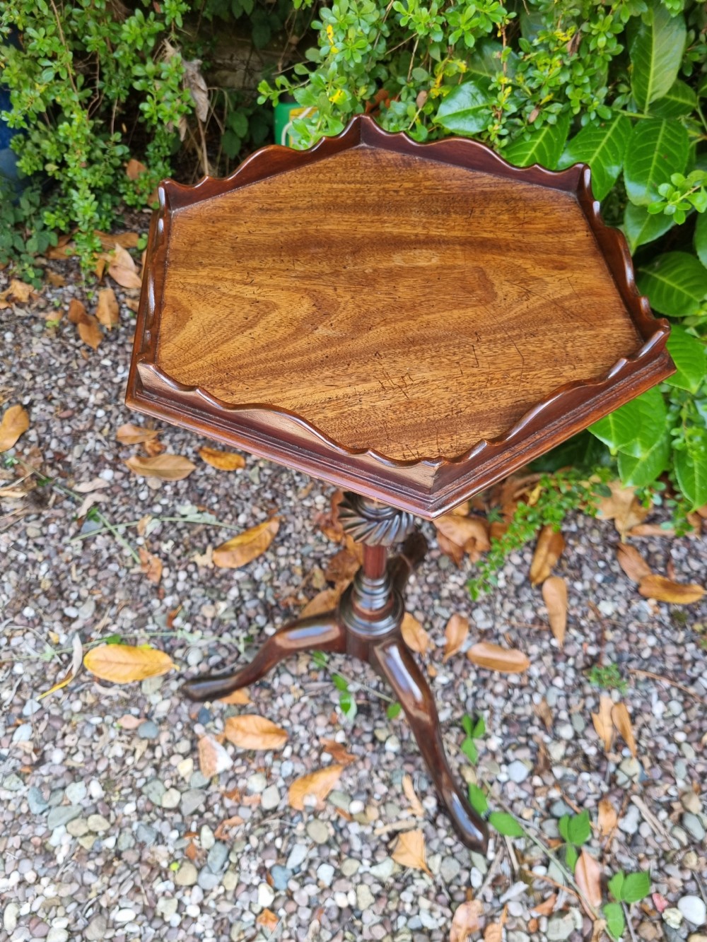  GEORGIAN MAHOGANY KETTLE/TEA STAND IN ORIGINAL CONDITION View X