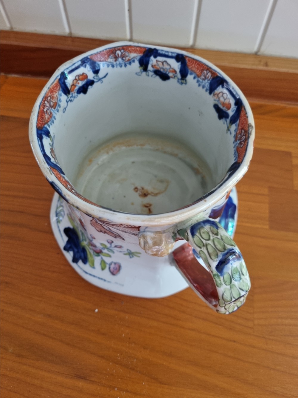 LARGE 19THC MASON,S IRONSTONE MUG  View VII