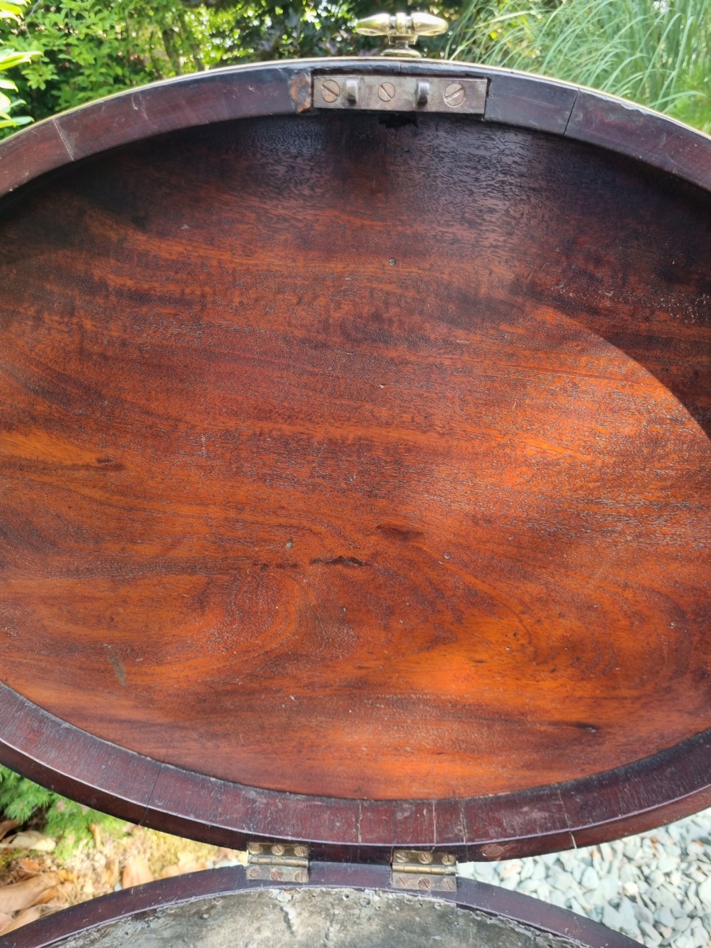  MID 18THC LARGE COUNTRY HOUSE MAHOGANY WINE COOLER View VI