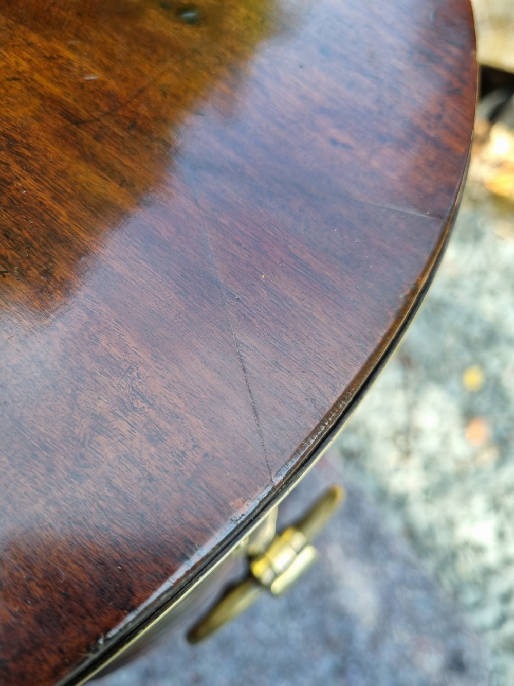  MID 18THC LARGE COUNTRY HOUSE MAHOGANY WINE COOLER View XI