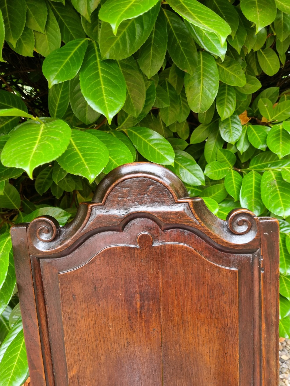 L17TH C  OAK LAMBING CHAIR WITH DRAWER  View IV