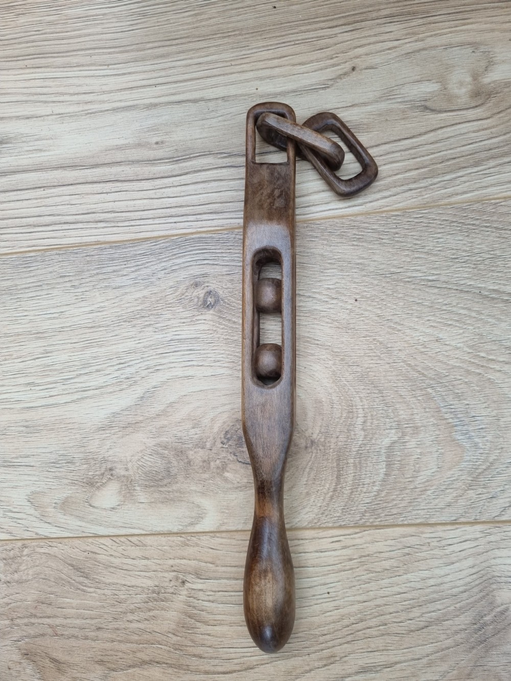 GOOD ANTIQUE WELSH LOVE SPOON  View II
