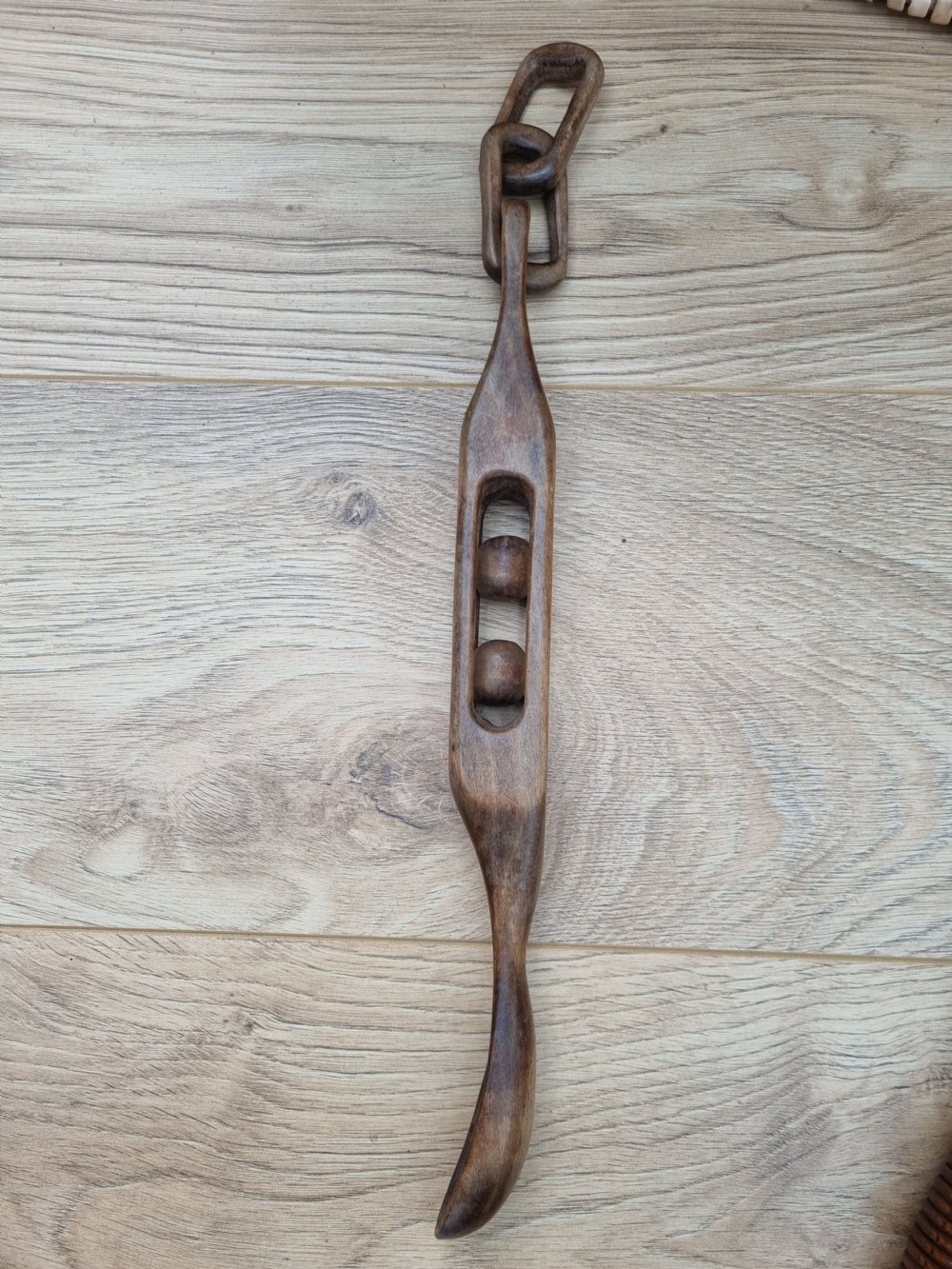 GOOD ANTIQUE WELSH LOVE SPOON  View VI