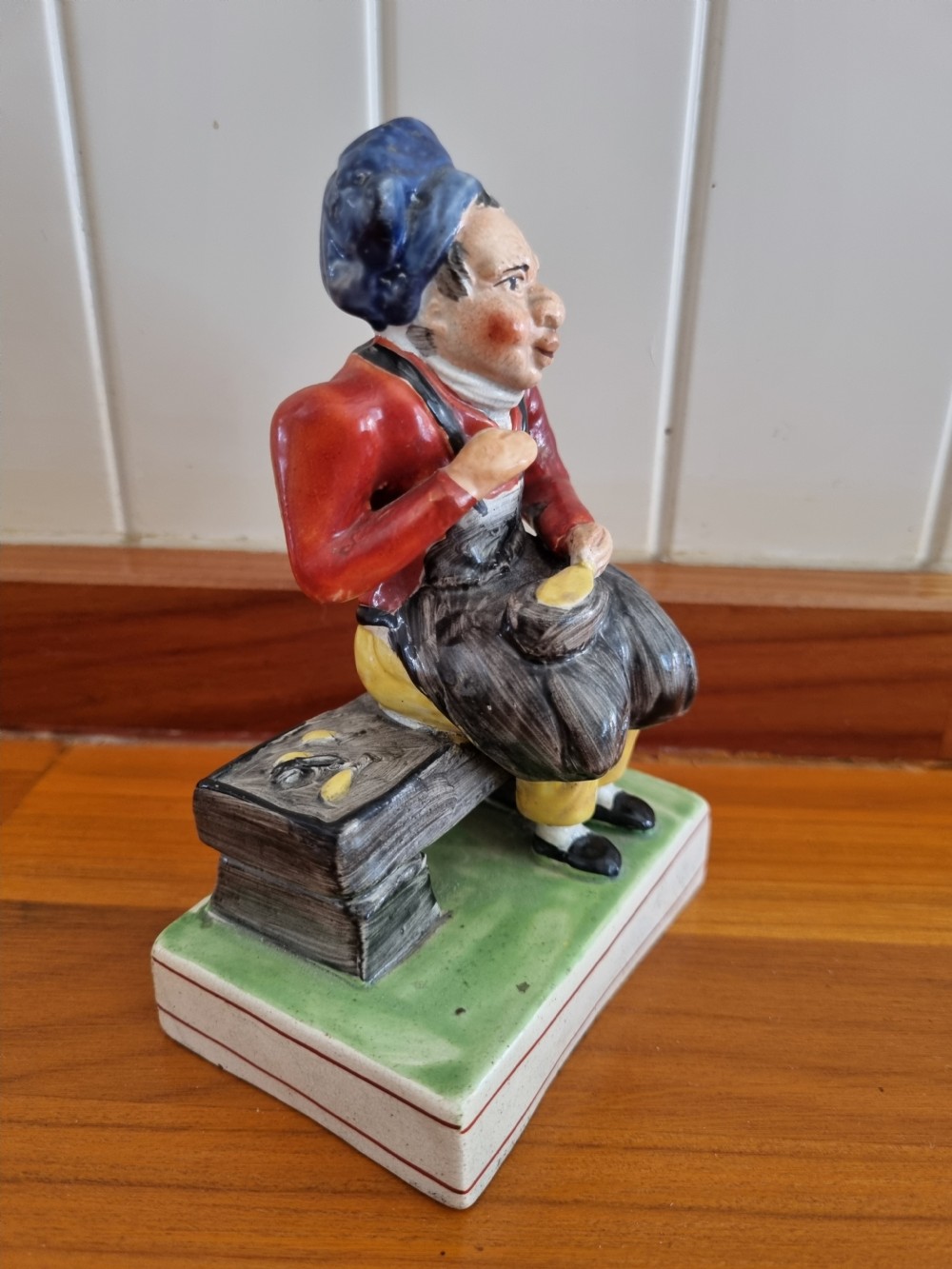 GOOD 18THC SMALL STAFFORDSHIRE LADY  View V