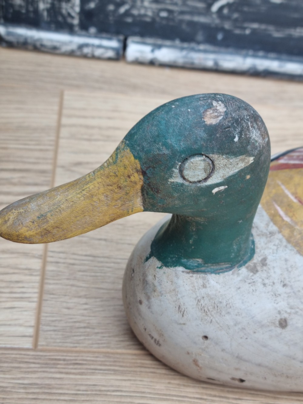 ANTIQUE WOODEN DECOY DUCK  View VI