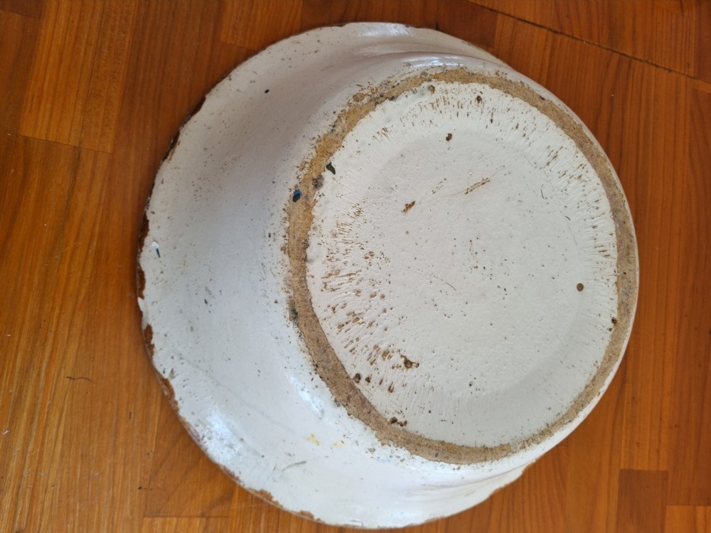 LARGE 19THC SCOTTISH SPONGEWARE BOWL View III
