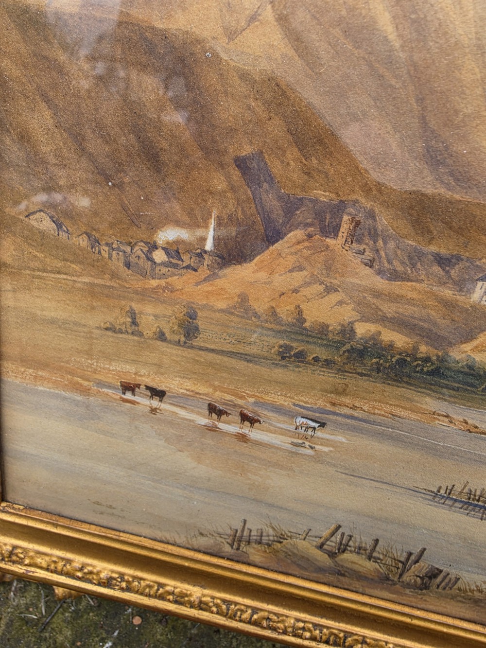 A PAIR OF 19THC DATED1852 WATERCOLOURS OF TWO LAKES View IV