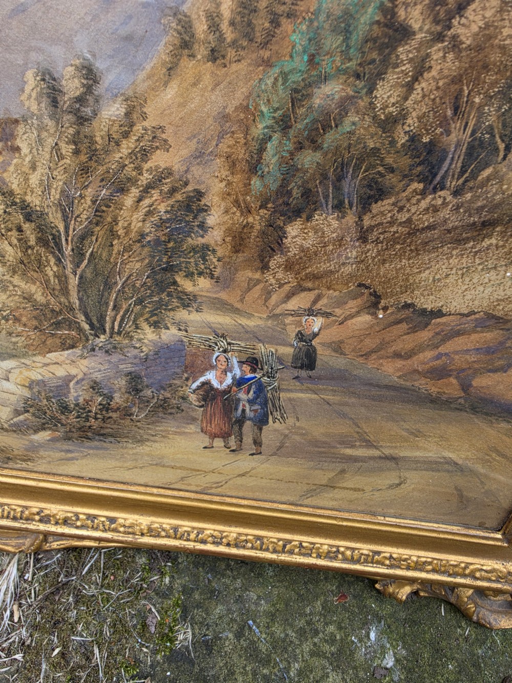 A PAIR OF 19THC DATED1852 WATERCOLOURS OF TWO LAKES View V