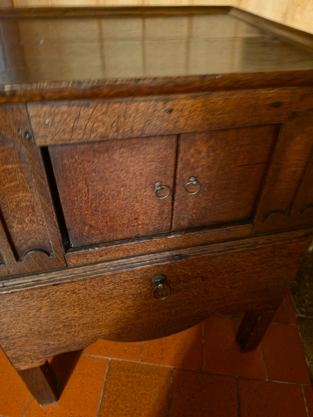 GEORGIAN OAK  NIGHT STAND/ BEDSIDE CUPBOARD View II