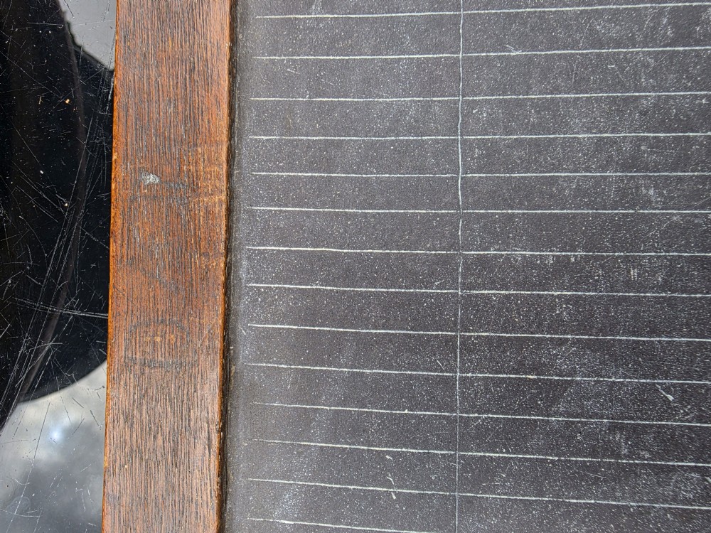ANTIQUE WELSH 19THC SLATE CHILD,S  SCHOOL BOARD View V