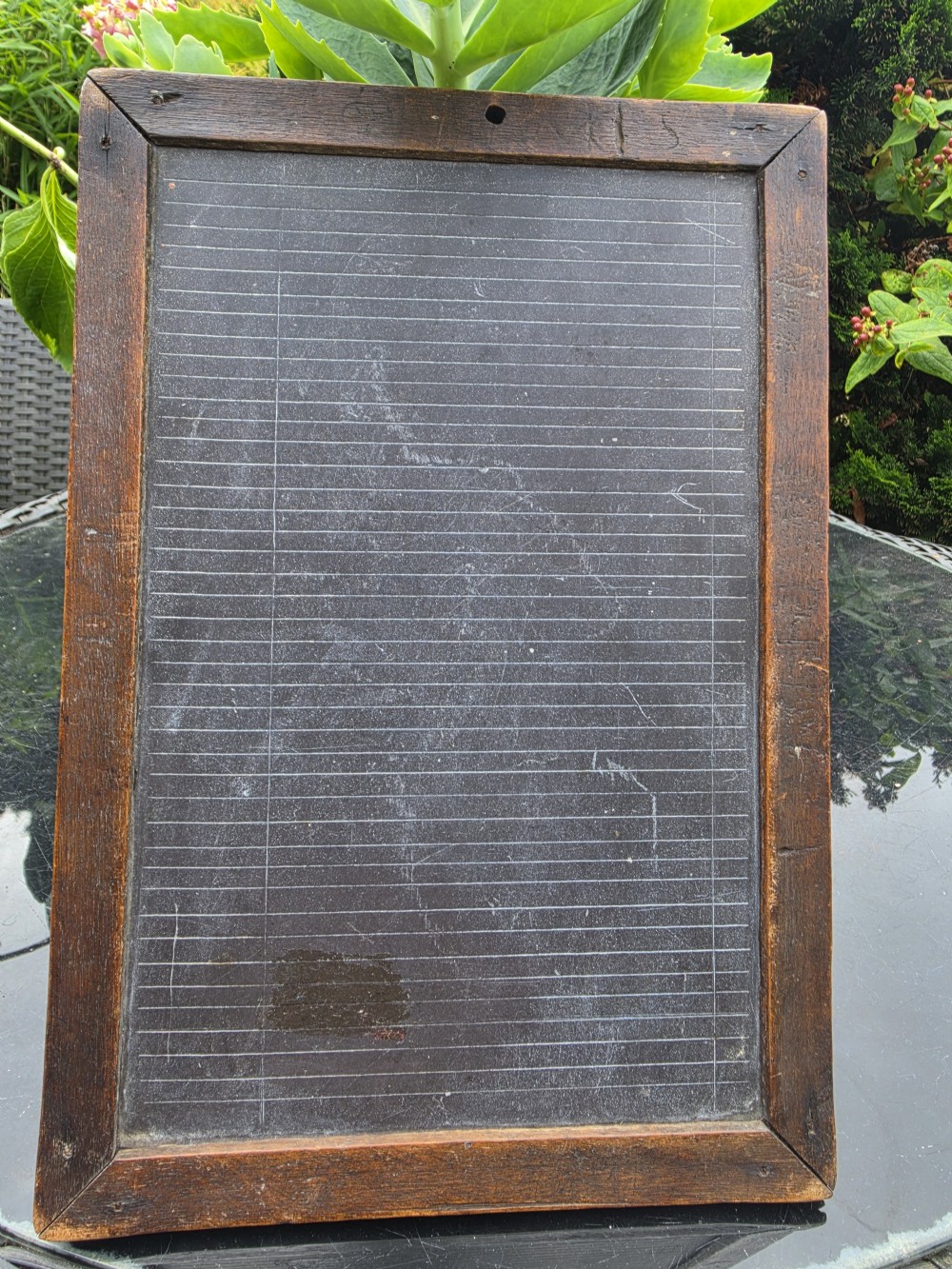 ANTIQUE WELSH 19THC SLATE CHILD,S  SCHOOL BOARD View VI