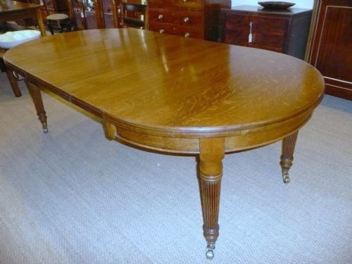 Victorian Oak Dining Table C1880