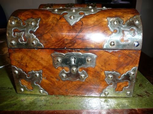 Tea Caddy Antique Walnut
