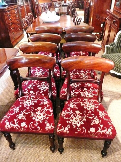 Chairs Set 8 Victorian Chairs