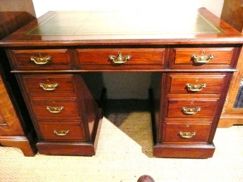 Mahohany Desk Edwardian C1900