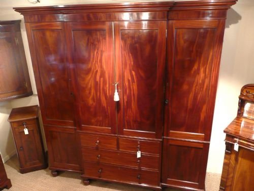 Victorian Mahogany Wardrobe Large