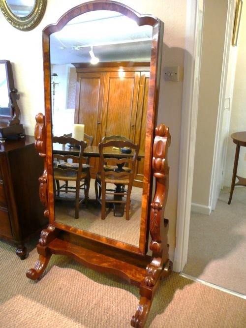 Cheval Mirror Mahogany