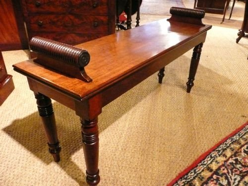 Stool Window Seat Mahogany