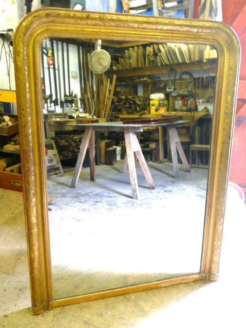 Overmantle French Water Gilded