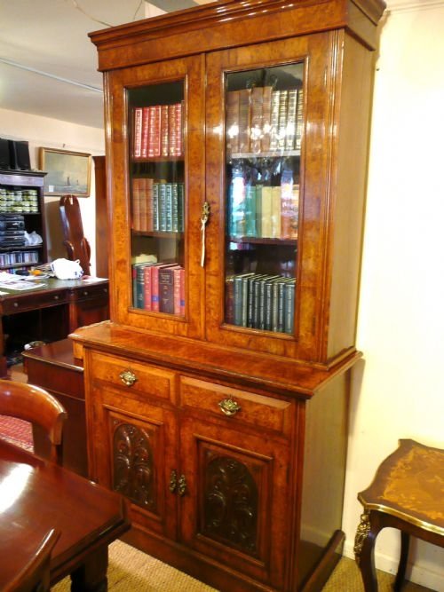 Bookcase C1890 Burr Oak
