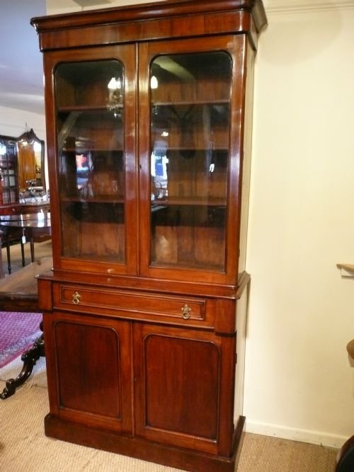 Victorian Mahogany  Bookcase, C 1880