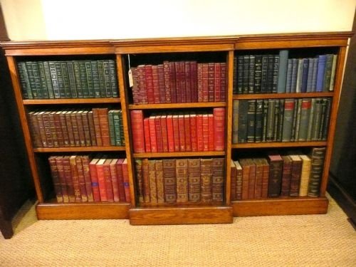 Oak Open Bookcase  C1890