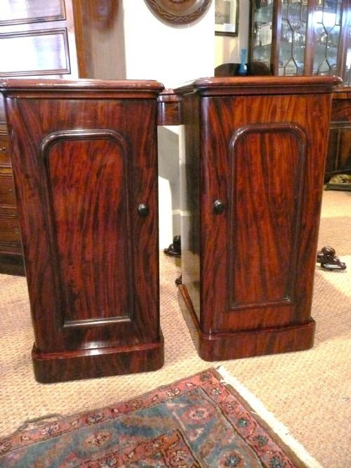 Mahogany Bedside Cabinets